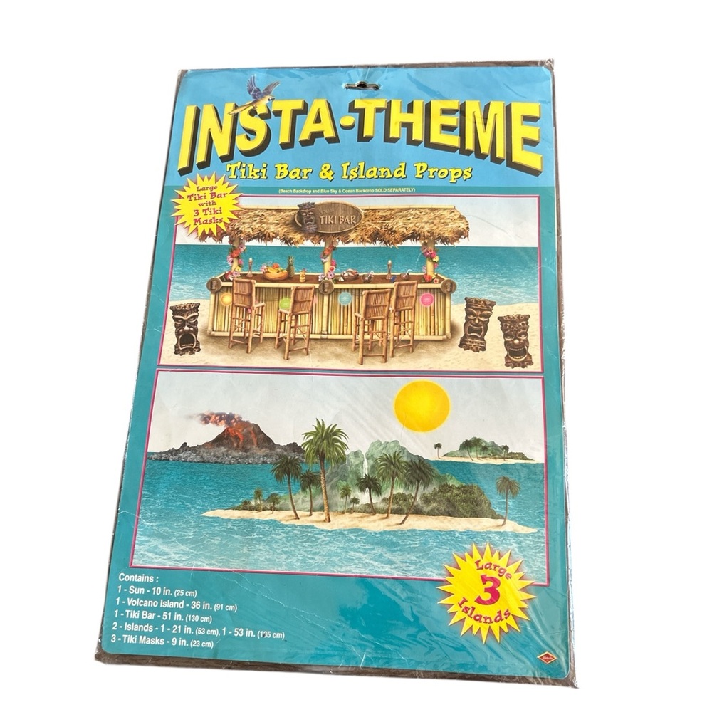 NWOT Insta-Theme Tiki Bar & Island Props
